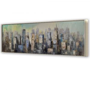 City Landscape Crystal Painting Contemporary Oil Painting On Canvas