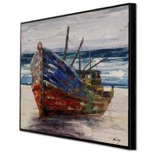 Abstract Seascape Sailboat Paintings Popular Decoration 100 Handmade Painting